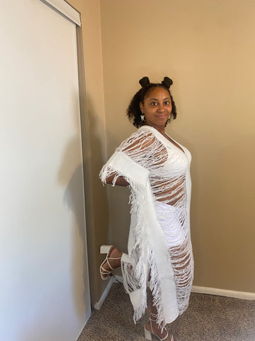 ripped midi dress That's Hot Ripped Midi Dress – Imperfectly Divine