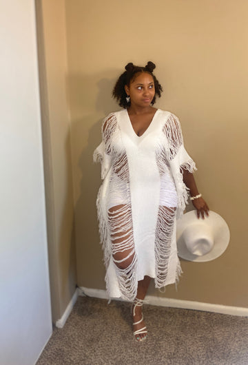 That's Hot Ripped Midi Dress Imperfectly Divine That's Hot Ripped Midi Dress Imperfectly Divine