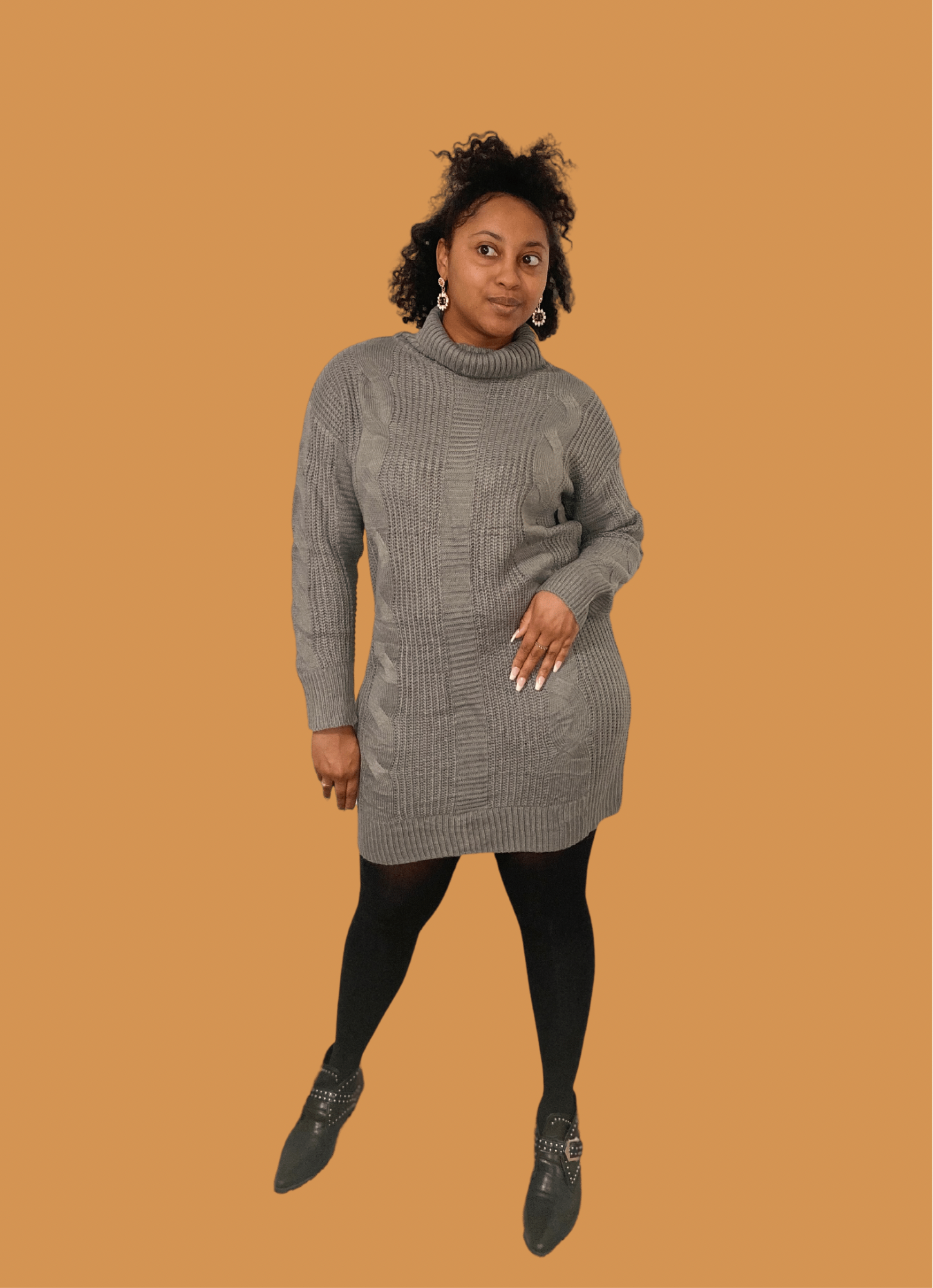 Winter Fever Sweater Dress